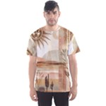 Abstract Sun Boho Bohemian Design Men s Sport Mesh T-Shirt