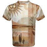 Abstract Sun Boho Bohemian Design Men s Cotton T-Shirt