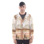 Abstract Sun Boho Bohemian Design Men s Hooded Windbreaker