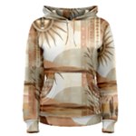 Abstract Sun Boho Bohemian Design Women s Pullover Hoodie