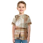 Abstract Sun Boho Bohemian Design Kids  Sport Mesh T-Shirt