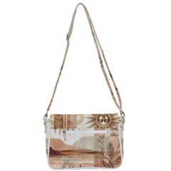 Shoulder Bag with Back Zipper 