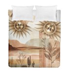 Abstract Sun Boho Bohemian Design Duvet Cover Double Side (Full/ Double Size)