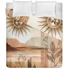 Abstract Sun Boho Bohemian Design Duvet Cover Double Side (California King Size) from ArtsNow.com