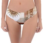 Abstract Sun Boho Bohemian Design Reversible Classic Bikini Bottoms