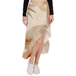 Abstract Sun Boho Bohemian Design Asymmetrical Ruffle Hem Skirt 