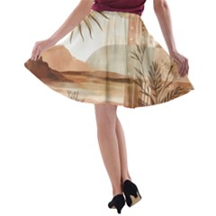 A-line Skater Skirt 