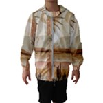 Abstract Sun Boho Bohemian Design Kids  Hooded Windbreaker