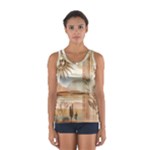 Abstract Sun Boho Bohemian Design Sport Tank Top 