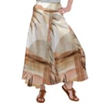 Abstract Sun Boho Bohemian Design Women s Satin Palazzo Pants