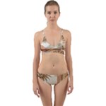 Abstract Sun Boho Bohemian Design Wrap Around Bikini Set