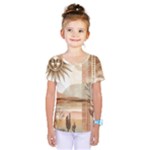 Abstract Sun Boho Bohemian Design Kids  One Piece T-Shirt