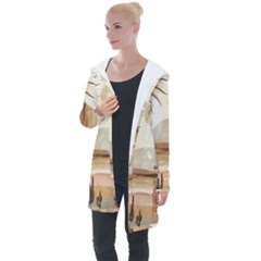 Longline Hooded Cardigan 