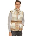 Men s High Neck Button Up Puffer Vest 