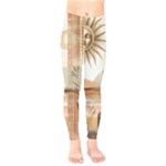 Abstract Sun Boho Bohemian Design Kids  Leggings