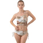 Abstract Sun Boho Bohemian Design Mini Tank Bikini Set