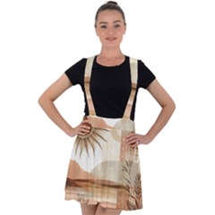 Velvet Suspender Skater Skirt 