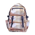 Abstract Sun Boho Bohemian Design Carry-on Double Buckle Travel Backpack