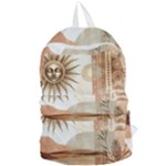 Abstract Sun Boho Bohemian Design Foldable Lightweight Backpack