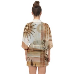 Half Sleeve Chiffon Kimono 