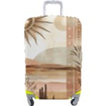 Abstract Sun Boho Bohemian Design Luggage Cover (Large)