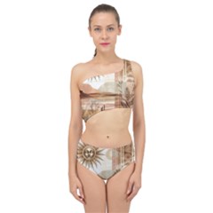 Spliced Up Two Piece Swimsuit 