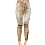 Abstract Sun Boho Bohemian Design Inside Out Leggings