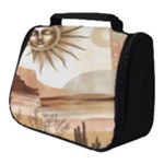 Abstract Sun Boho Bohemian Design Full Print Travel Pouch (Small)