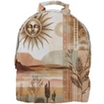 Abstract Sun Boho Bohemian Design Mini Full Print Backpack