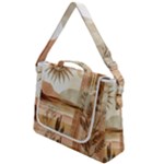 Abstract Sun Boho Bohemian Design Box Up Messenger Bag