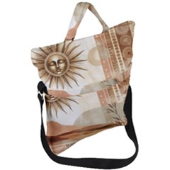 Fold Over Handle Tote Bag 