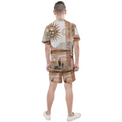 Men s Mesh T-Shirt and Shorts Set 