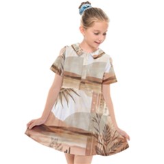 Kids  Short Sleeve Shirt Dress 