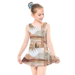 Kids  Skater Dress Swimsuit 