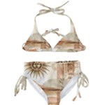 Abstract Sun Boho Bohemian Design Kids  Classic Bikini Set