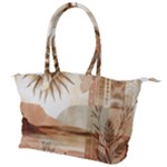 Abstract Sun Boho Bohemian Design Canvas Shoulder Bag