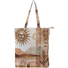 Double Zip Up Tote Bag 