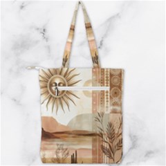 Double Zip Up Tote Bag 