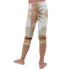 Kids  Lightweight Velour Capri Leggings  