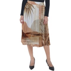 Classic Velour Midi Skirt  