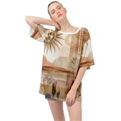 Oversized Chiffon Top 