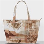 Abstract Sun Boho Bohemian Design Back Pocket Shoulder Bag 