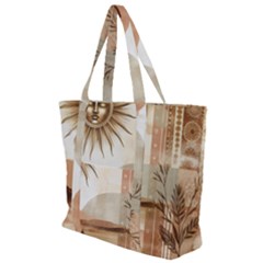 Zip Up Canvas Bag 