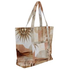 Zip Up Canvas Bag 