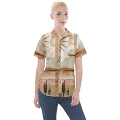 Women s Short Sleeve Pocket Shirt 