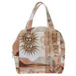 Abstract Sun Boho Bohemian Design Boxy Hand Bag