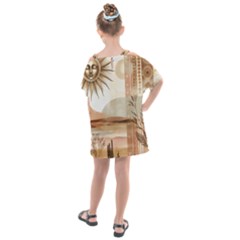 Kids  One Piece Chiffon Dress 