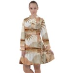 Abstract Sun Boho Bohemian Design All Frills Dress