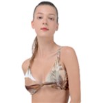 Abstract Sun Boho Bohemian Design Knot Up Bikini Top