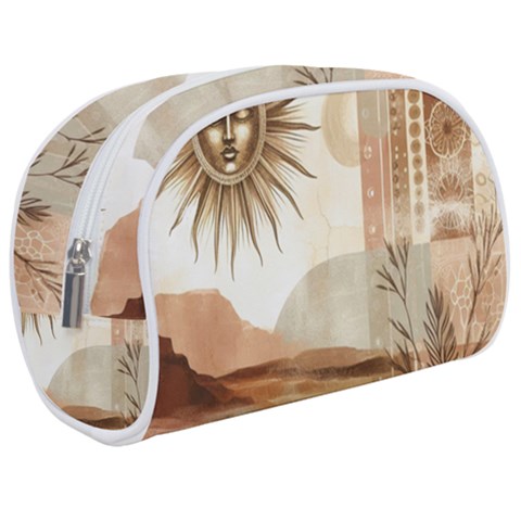 Abstract Sun Boho Bohemian Design Make Up Case (Medium) from ArtsNow.com